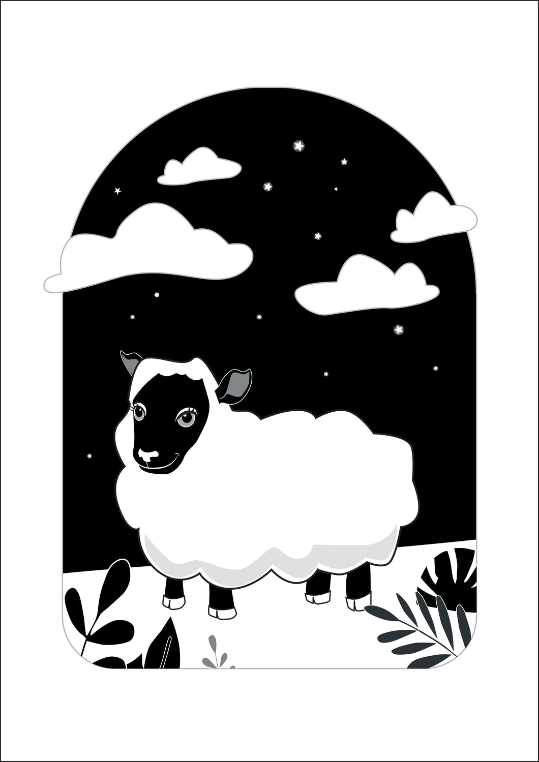 Sheep Art Print