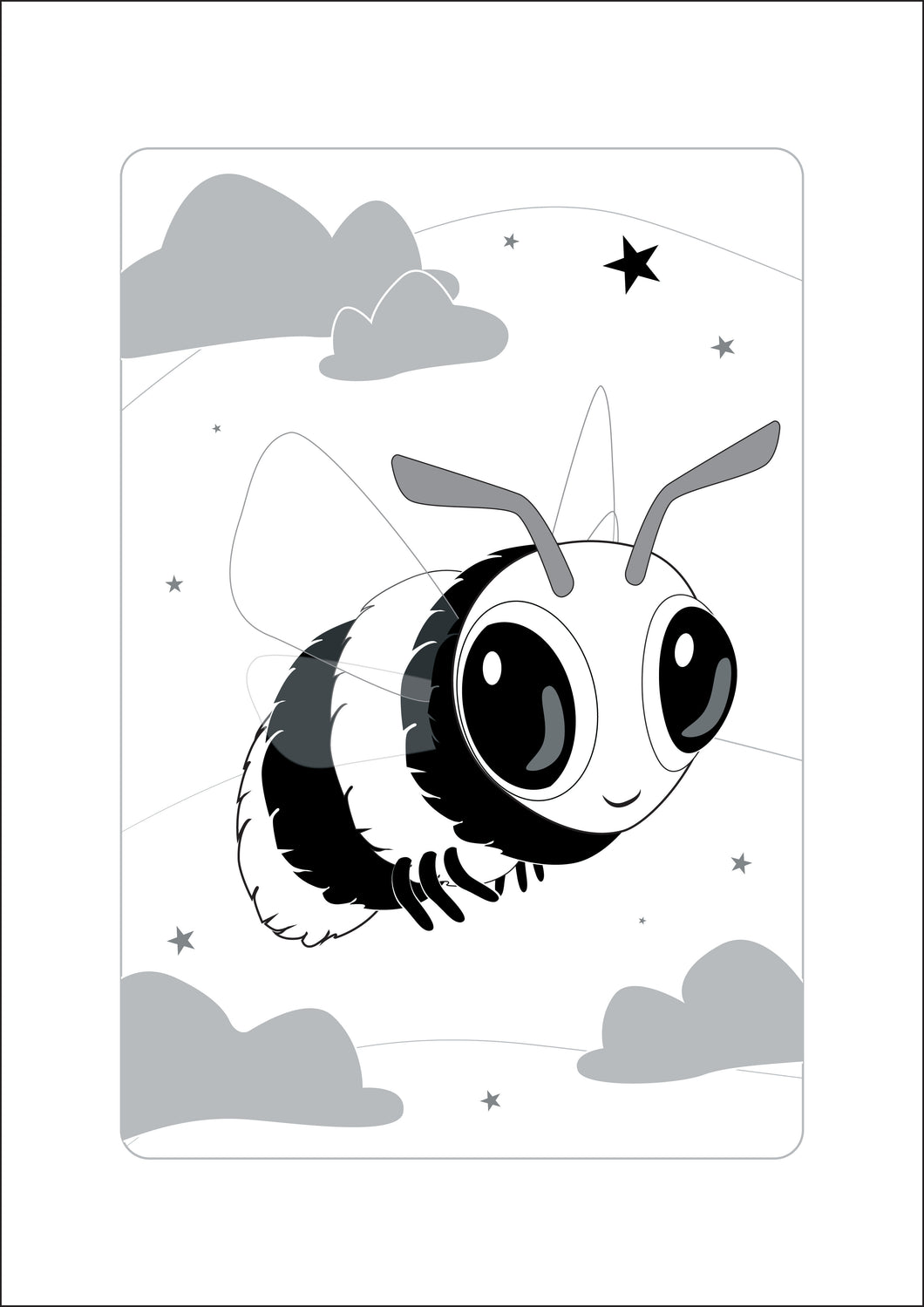 Buzzy Bee Art Print