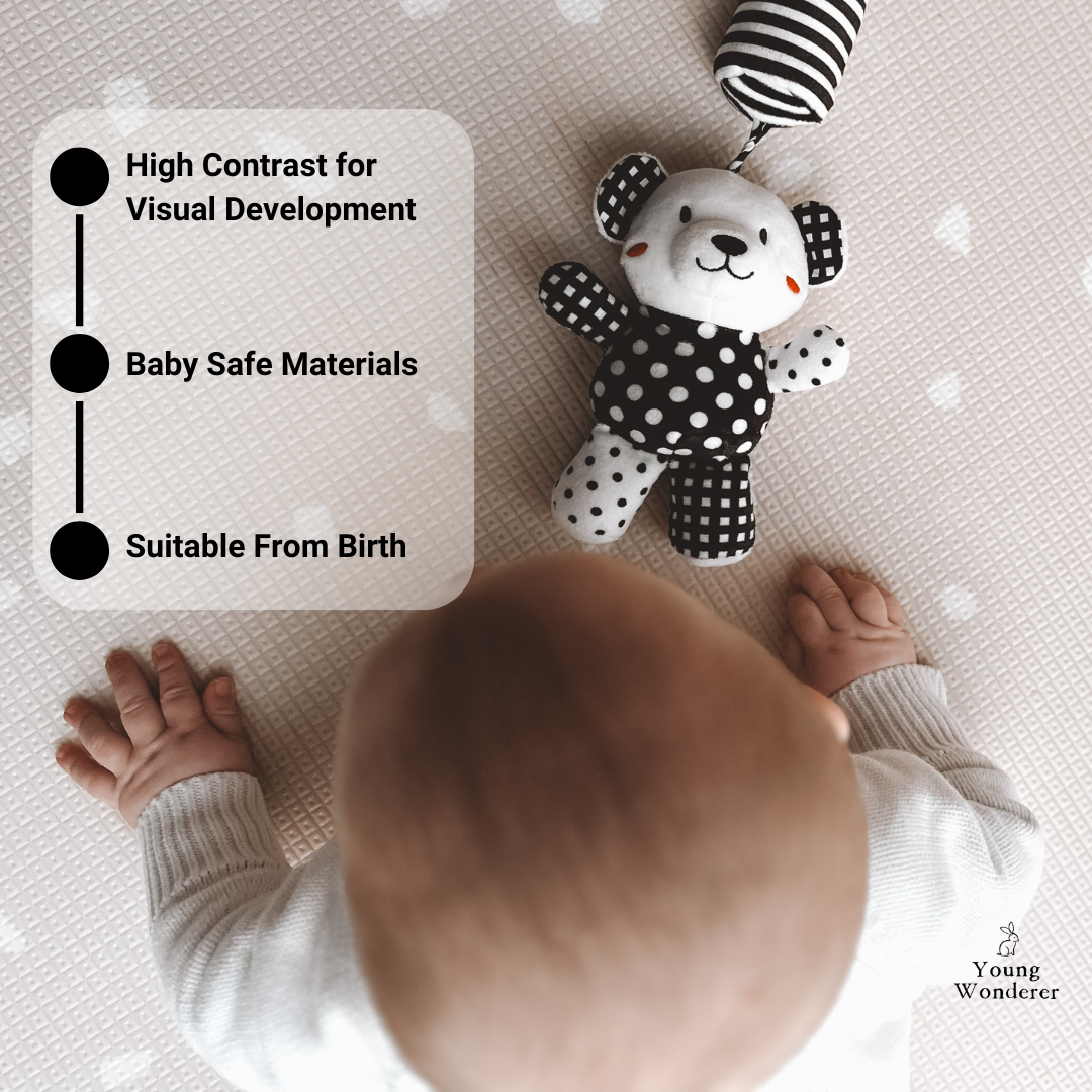 Hanging Plush Toy - "Brooklyn the Bear"