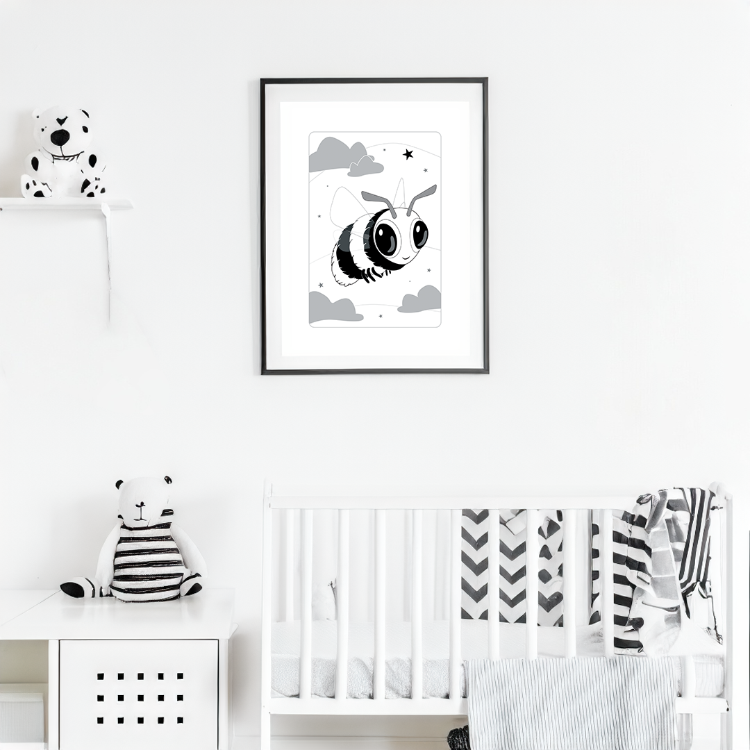 Buzzy Bee Art Print